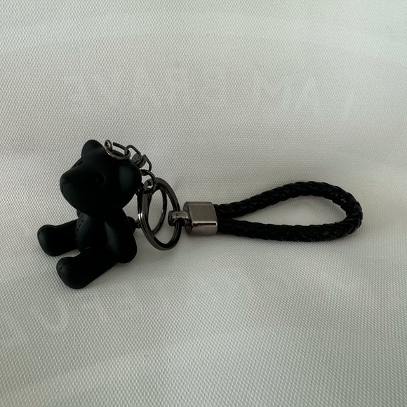 RSSTUDIO Accessories - Cute Bear Doll Keychain Animal Resin Wristlet Key Chain Ring Bag Backpack Charm